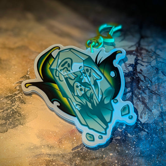 Crystalized Fungeist Glow-in-the-Dark Keychain