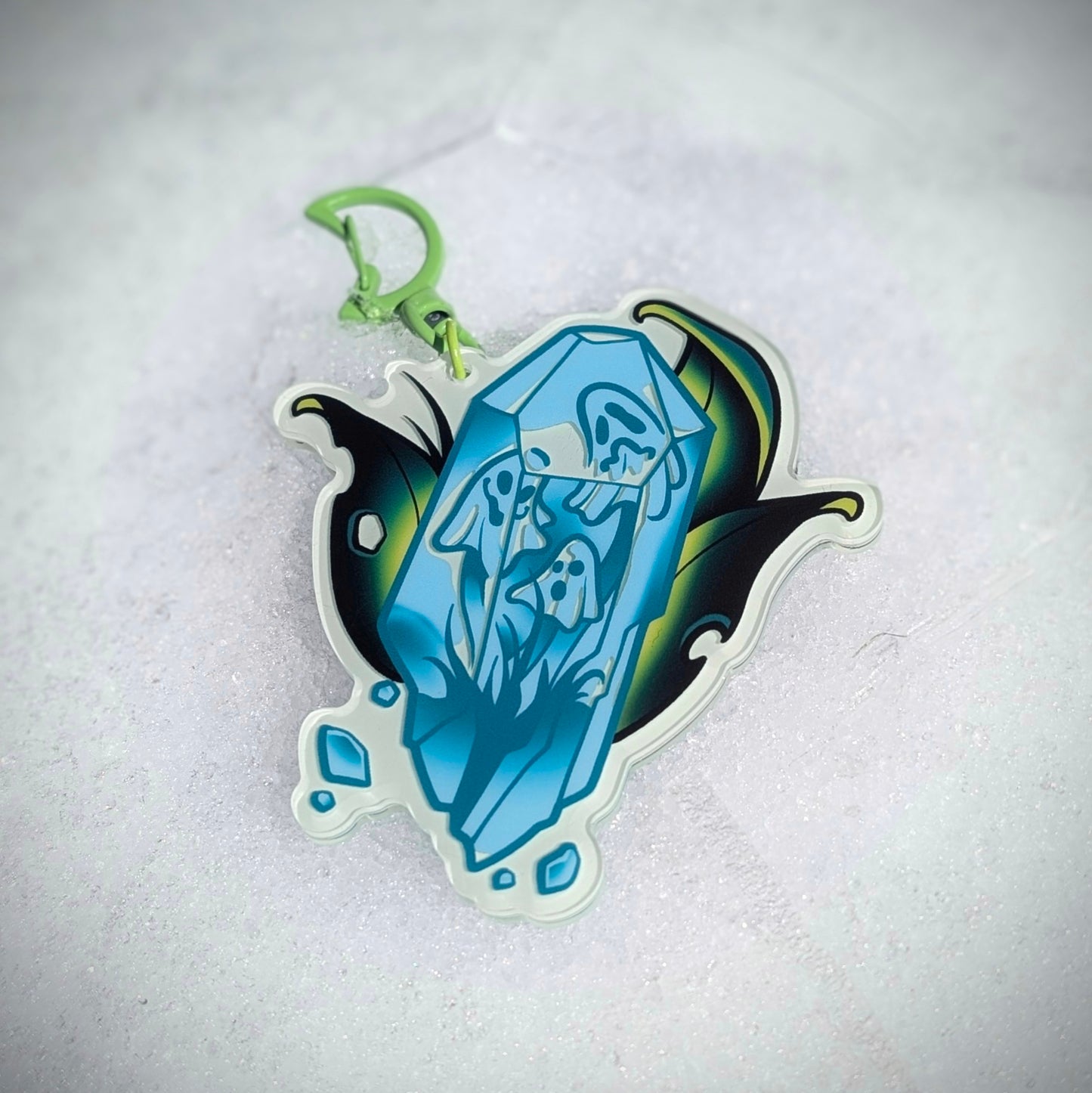 Crystalized Fungeist Glow-in-the-Dark Keychain