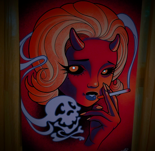 The Devil's Eyes Poster (Limited Hellfire Edition)